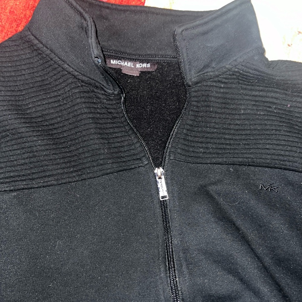 Micheal Kors crewneck zip up